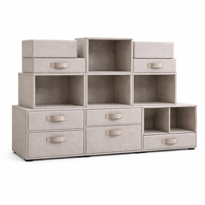Norvioren™ StackLuxe Modular Closet Organizer Set