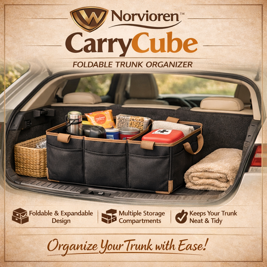 Norvioren™ CarryCube Foldable Trunk Organizer