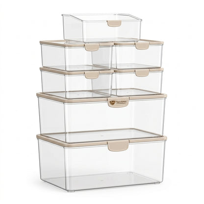 Norvioren™ PantryNest Stackable Food Storage Bin Set
