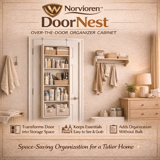 Norvioren™ DoorNest Over-the-Door Organizer Cabinet