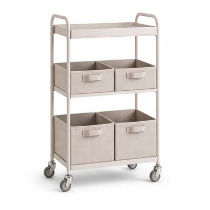 Norvioren™ NestRoll Laundry Storage Cart